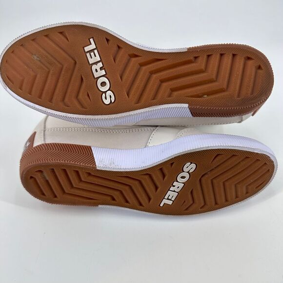Sorel Women Out N About Wedge Lace-Up Bootie Size‎ 10 Sea Salt/Gum Sneakers - Picture 8 of 8